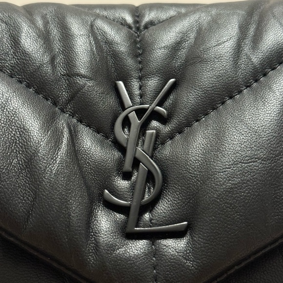 Yves Saint Laurent Mini Puffy Bag in Black - Picture 2 of 11